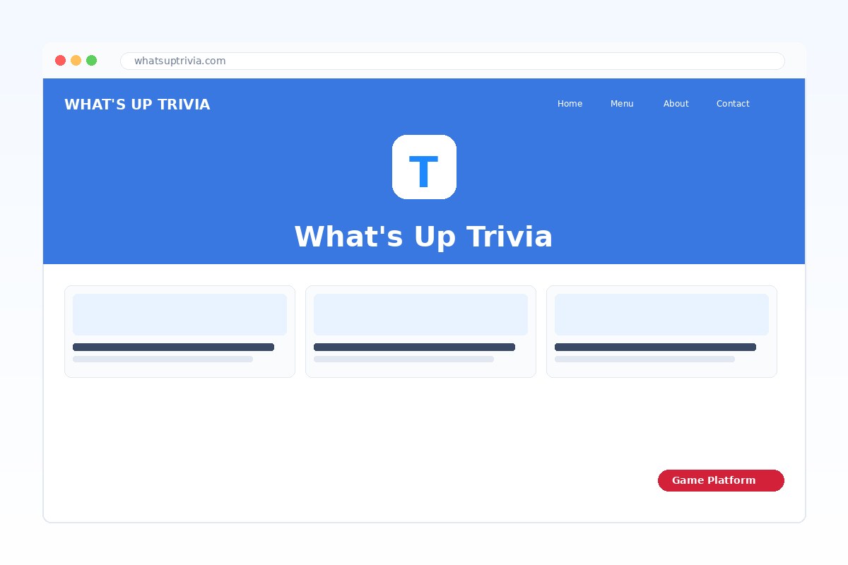 What's Up Trivia preview